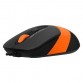 Mouse A4Tech Fstyler FM10, USB, 1600 DPI, 4 Butoane, Negru/Portocaliu